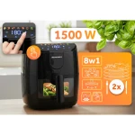 Frytkownica beztłuszczowa Air fryer frytownica 4l Berdsen 1500W BD-658 czarna