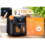Frytkownica beztłuszczowa Air fryer Berdsen BD-661 czarna