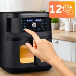 Frytkownica beztłuszczowa Air fryer Berdsen BD-661 czarna
