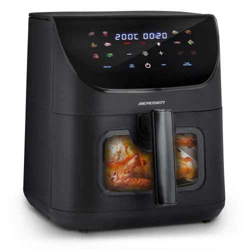 Frytkownica beztłuszczowa Air fryer Berdsen BD-660 czarna