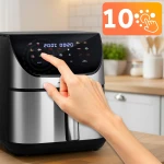 Frytkownica beztłuszczowa Air fryer frytownica 8l Berdsen 1700W BD-659 srebrna