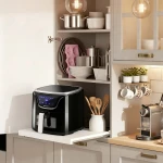 Frytkownica beztłuszczowa Air fryer frytownica 5l BD-652 czarno-srebrna