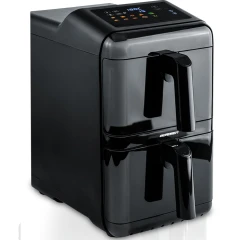 Frytkownica beztłuszczowa dwukomorowa pionowa 11.6 l Air fryer frytownica Berdsen 3000W BD-663