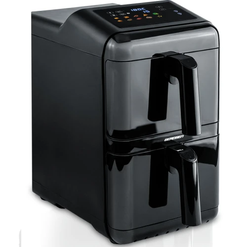 Frytkownica beztłuszczowa dwukomorowa pionowa 11.6 l Air fryer frytownica Berdsen 3000W BD-663