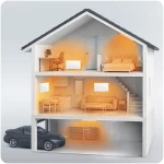 Grzejnik na podczerwień promiennik podczerwieni 800 W Berdsen BD-987 pilot WiFi aplikacja