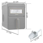 Kostkarka do lodu 1.1L/12kg Berdsen BD-421 czarna