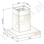 Okap kuchenny BR-627-60 60cm
