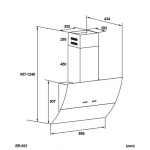 Okap kuchenny BR-921 - nowoczesny design