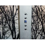 Okap kuchenny kominowy 68 cm Berdsen BN-ART INOX + szkło
