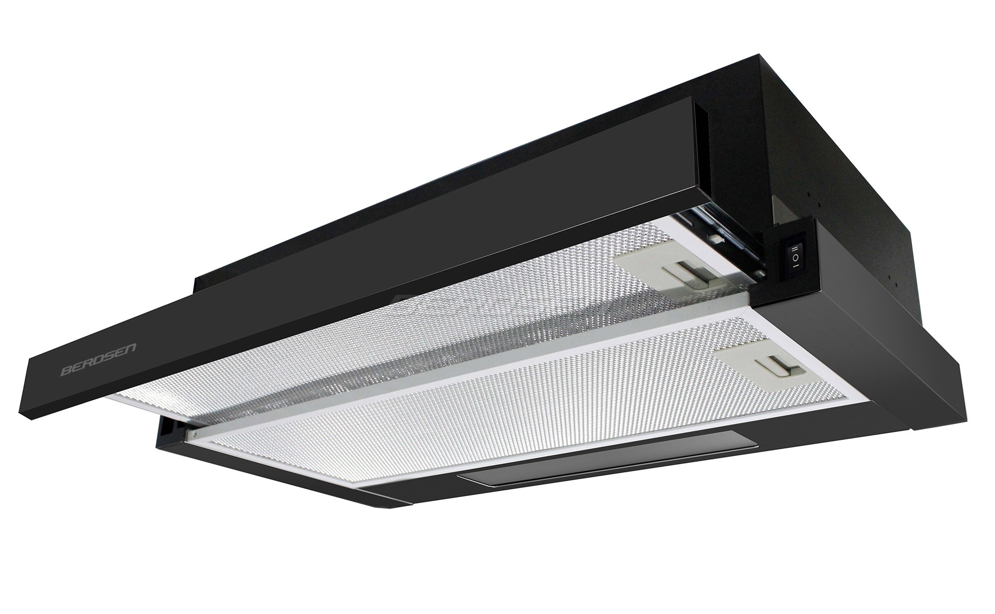 Okap kuchenny teleskopowy Berdsen BT-230 czarny mat