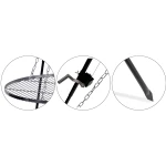Ruszt na ognisko trójnóg 80 cm Berdsen BD-884