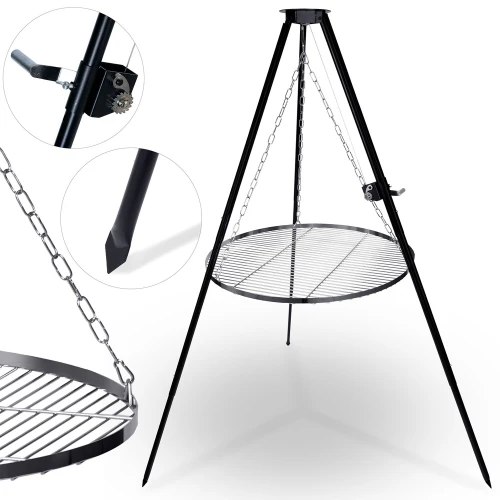 Ruszt na ognisko trójnóg 80 cm Berdsen BD-884