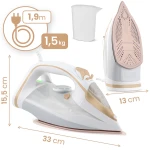 Żelazko parowe 3000W Berdsen BD-330 ceramiczna powłoka praca w pionie